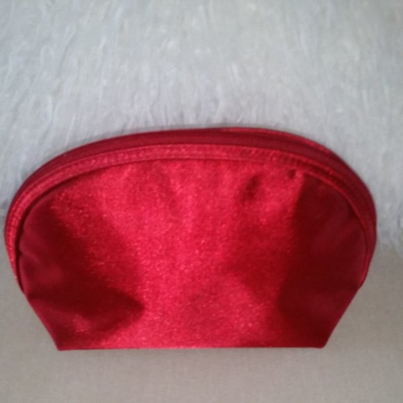 Parfums Christian Dior red cosmetic bag EUC - Picture 3 of 6